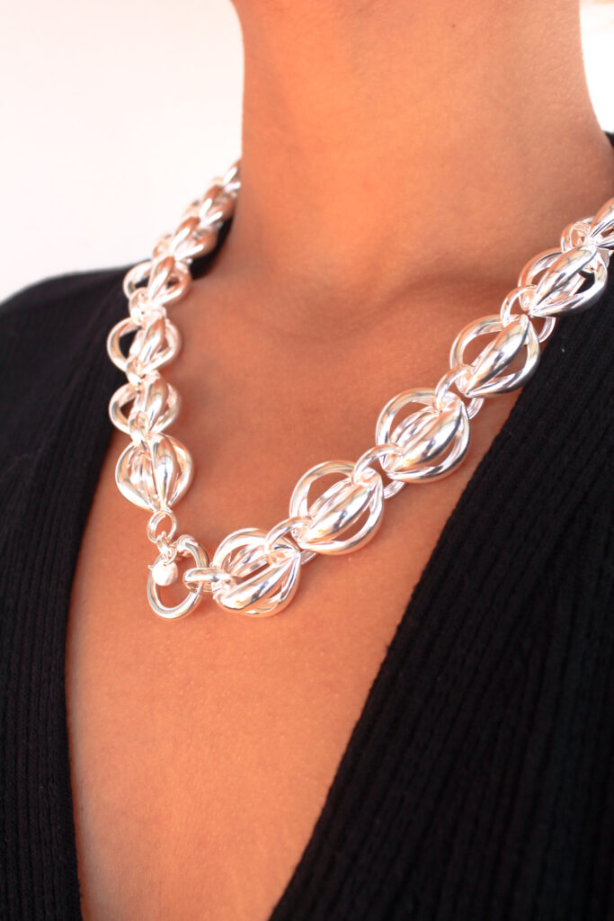 Sterling Silver Chunky Oval Link Chain