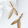9ct Gold Leaf Earrings South Africa