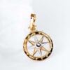 9ct Gold Compass Pendant