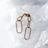 9ct Gold PaperClip Stud Earrings South Africa