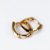 YELLOW GOLD DIAMOND CUT HUGGIES