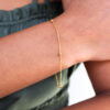 9ct Gold Singapore and Ball Bracelet 1