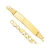 9ct Gold Curbed ID Bracelet