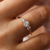 Five Stone Moissanite Ring
