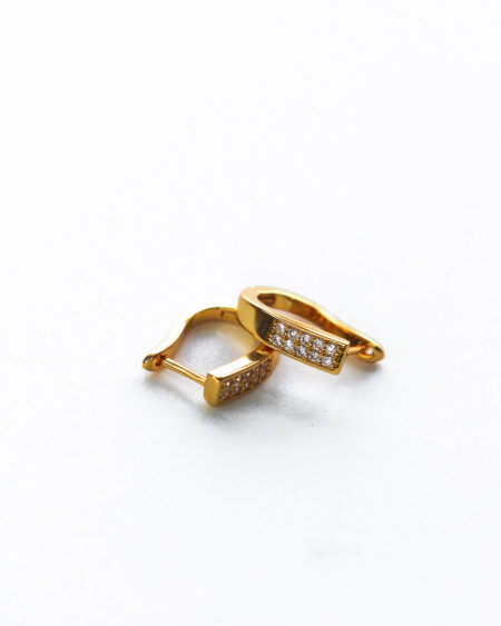 Flat Gold Plated Huggies