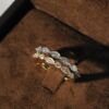 Marquise and Round Moissanite Eternity Bands