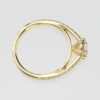 Round Moissanite Pave Rings