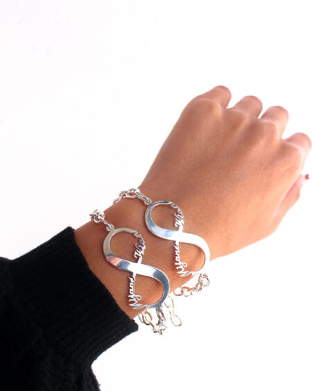 Aria Jewellery Infinity Name Bracelet