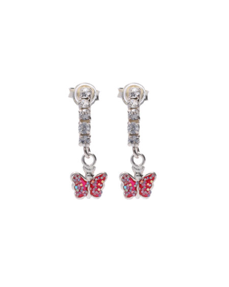 Silver Butterfly Earrings