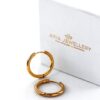AJ- Medium Chunky Stainless Steel Plated Hoops