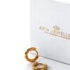 AJ- Small Chunky Stainless Steel Plated Hoops