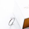 April Birthstone stacking Rings