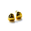 Gold Plated Dome Earrings