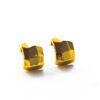 Gold Plated Molten Stud Earrings