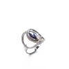 Infinity Blue Marquise Statement Ring