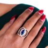 Infinity Marquise Statement Ring model 2