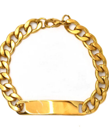 Stainless Steel Curb ID Bracelet