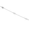 3 Flower Bracelet Sterling Silver