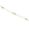 3 Oval Diamond Bracelet Gold