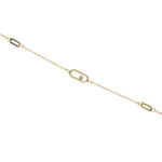 3 Oval Diamond Bracelet Gold