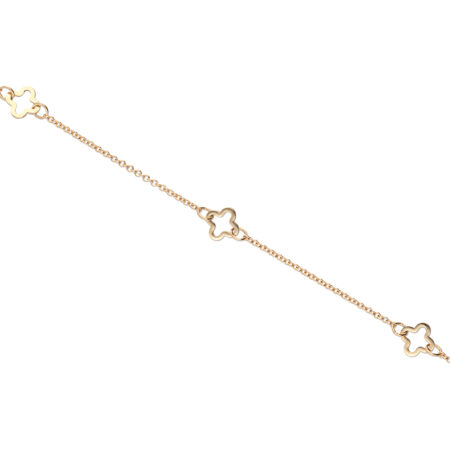 5 Clover Bracelet Gold