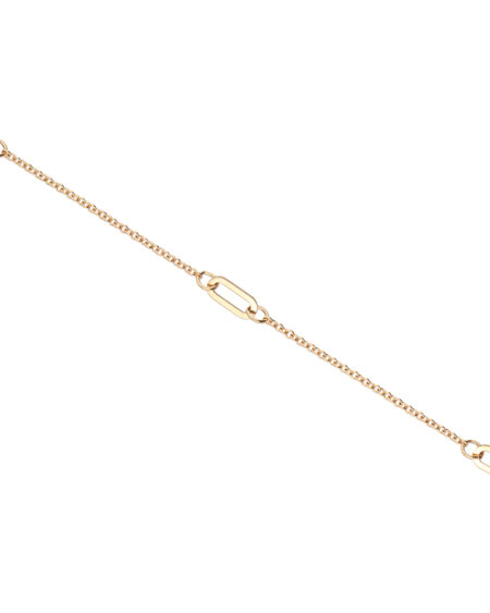 5 Oval Link Bracelet Gold