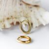 Gold Oval Huggies
