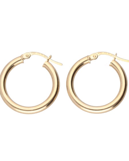Medium Gold Hoop Earrings