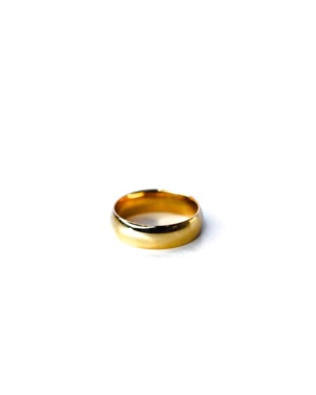 Mens Gold Wedding Band
