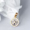 Nautical Compass Gold Pendants