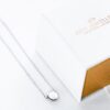 Sterling Silver Moonstone Bezel Necklace 1
