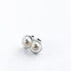 Sterling Silver Pearl Stud Earring