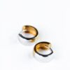 Gold Two Tone Huggies