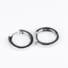 WHITE GOLD SQUARE EDGE HUGGIES