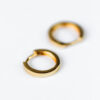 YELLOW GOLD SQUARE EDGE HUGGIES