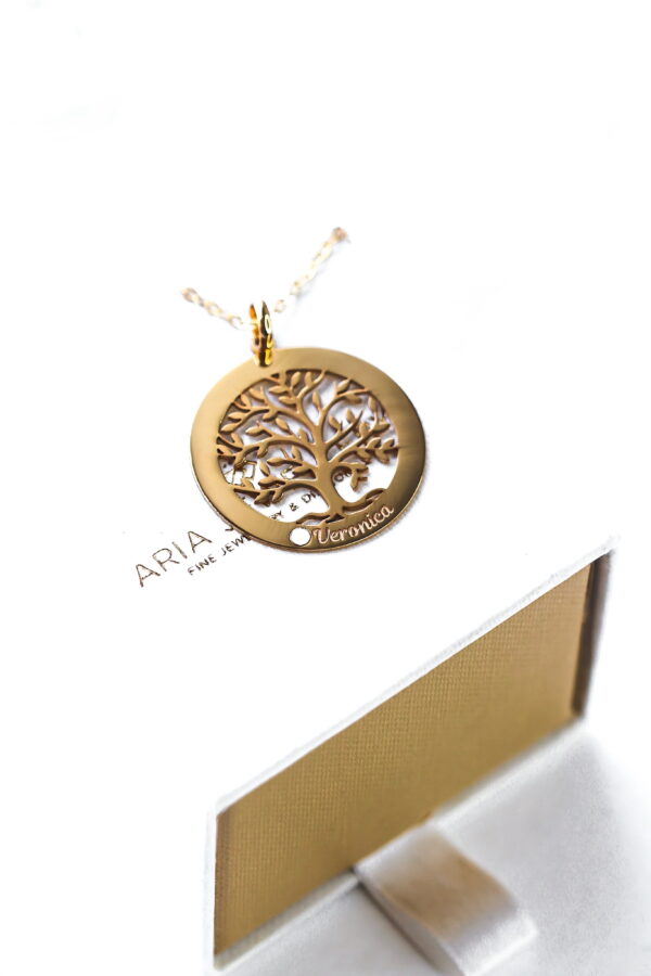 Arias Jewellery Palce Personalised Tree Of Life Chain