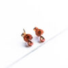 Rose Gold Ball Stud Earrings