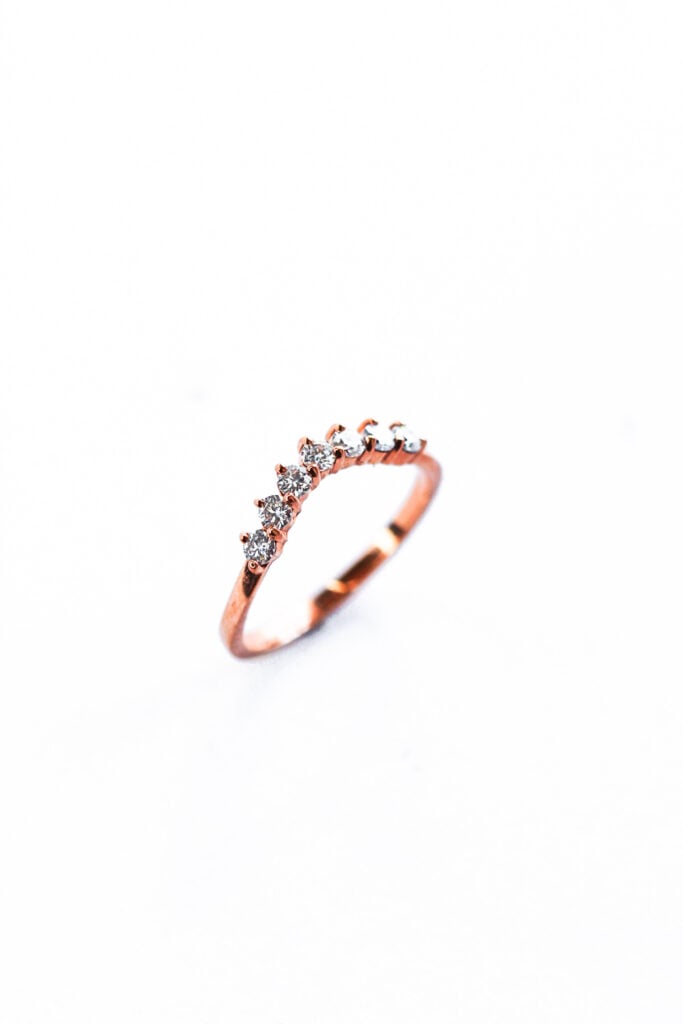 Tiara Gold Eternity Ring