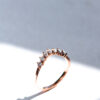 Tiara Rose Gold Eternity Ring
