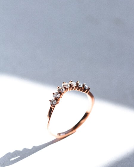 Tiara Rose Gold Eternity Ring