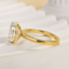 Oval Crushed Ice Moissanite Ring South Africa 1