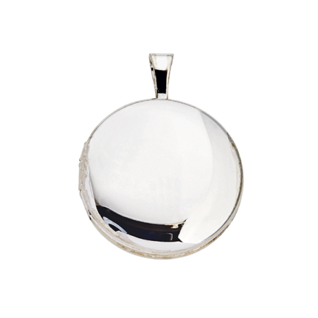 Round Sterling Silver Locket
