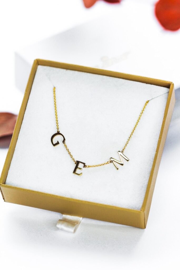 Personalised jewellery South Africa name chains