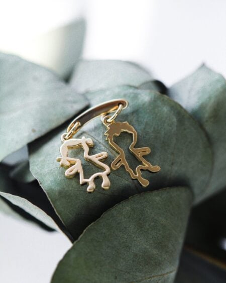 Gold Girl And Boy Pendant South Africa