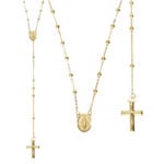9ct Gold Rosary Necklace