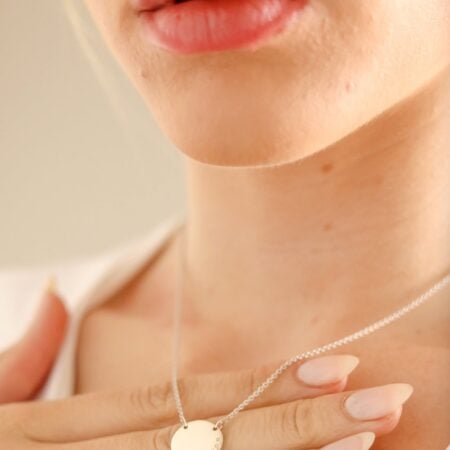 Personalised Engravable Disc Necklace