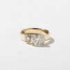 2ct Oval Lab Diamond Side Stone Ring Aria Jewellery South Africa