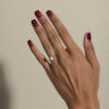 2ct Round Lab Diamond Solitaire Ring