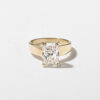 3ct Radiant Cut Lab Diamond Engagement Ring