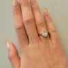 Bezel Pear Lab Diamond Engagement Ring South Africa